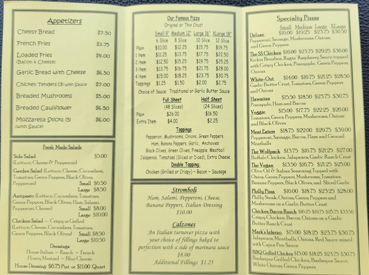 Paisano's Pizza Menu image 3